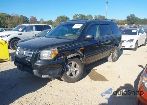 2007 Honda Pilot Ex-L from USA, damaged, VIN 5FNYF28637B030255
